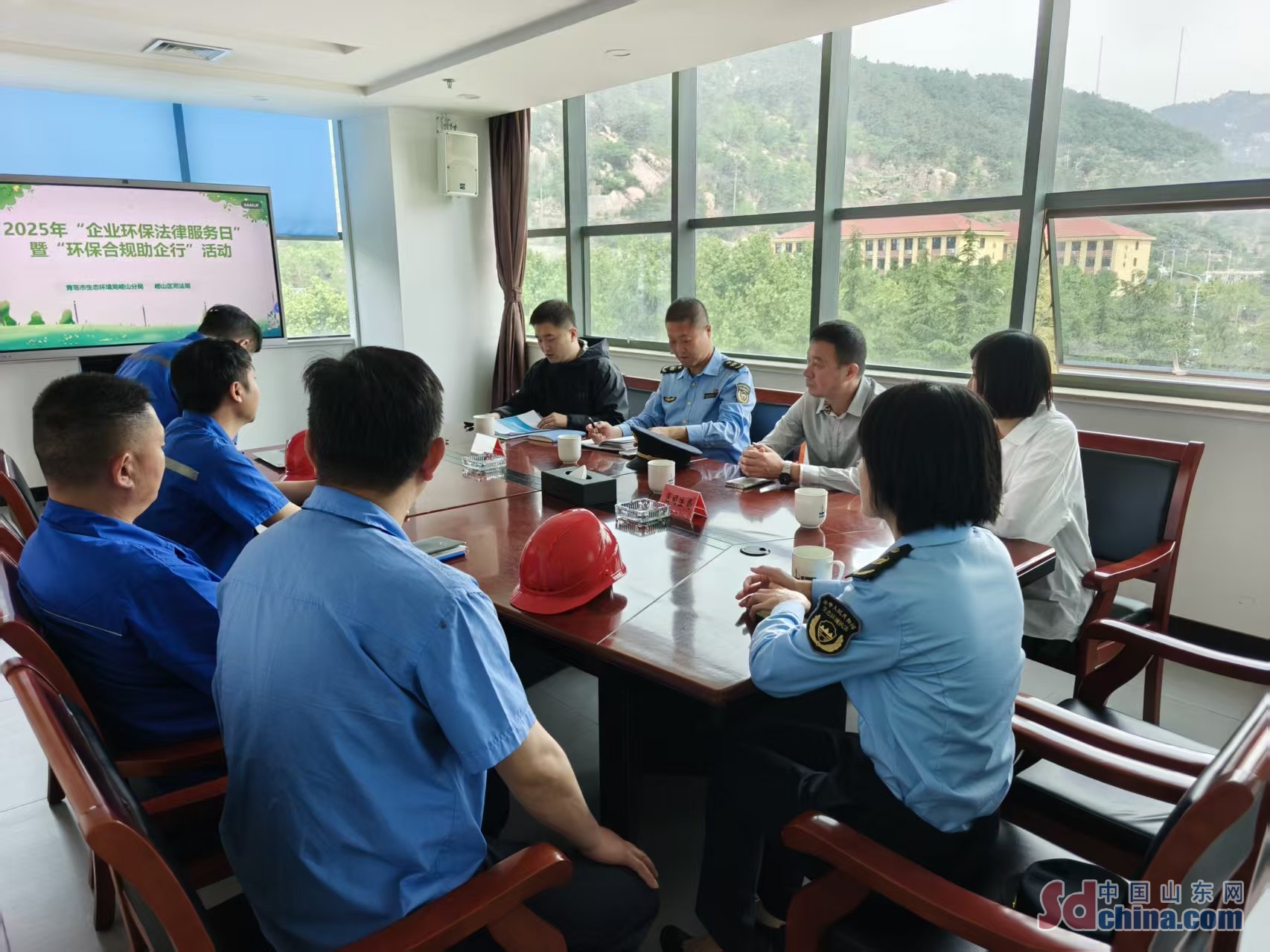 青岛市生态环境局崂山分局：“法律良方”精准施治 “部门联合”护企发展