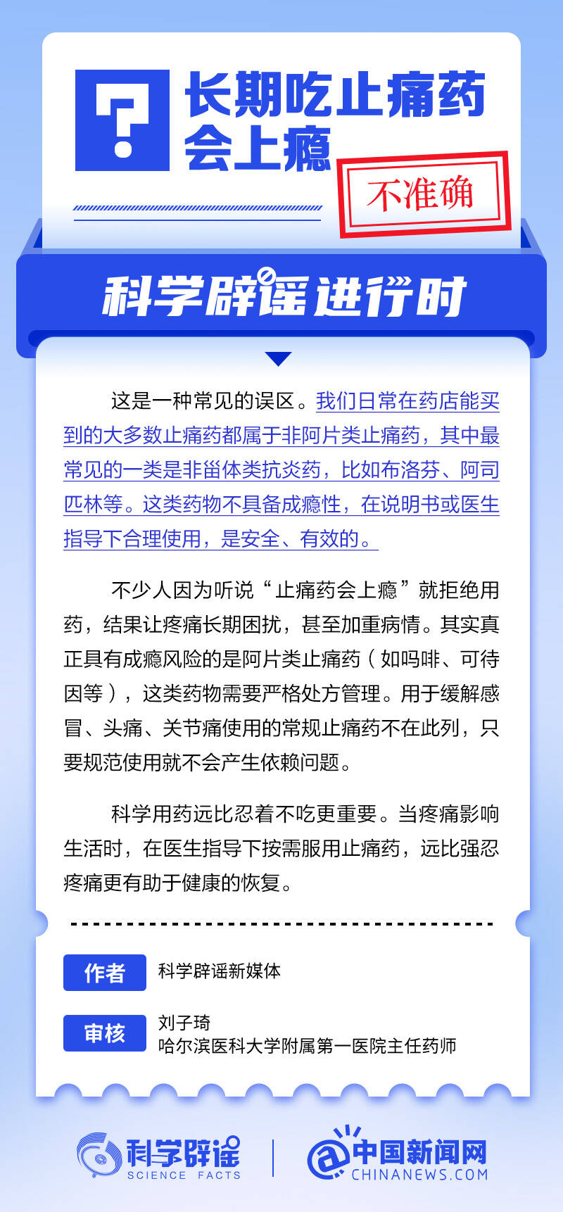长期吃止痛药会上瘾吗？
